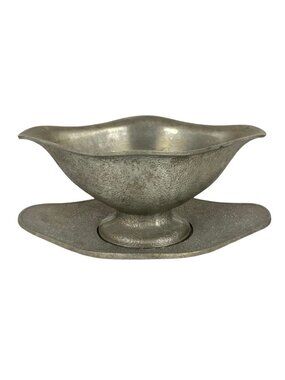 Guardian Service Aluminum Gravy Boat With Drip Tray 1950s Vintage